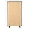 Manhattan Comfort Granville Tall 23.62 Narrow Dresser in Black DR-5002 - alternate 3